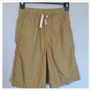 Nautica Khaki Elastic Waist Drawstring Shorts